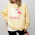 This Teacher Loves Her Flock Teaching Flamingo Girl Comfort Colors Sweatshirt Butter This Teacher Loves Her Flock Teaching Flamingo Girl Comfort Colors Sweatshirt Butter