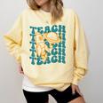Teacher Outer Space Science Astronomy Planet Saturn Teach Comfort Colors Sweatshirt Butter Teacher Outer Space Science Astronomy Planet Saturn Teach Comfort Colors Sweatshirt Butter