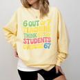 Teacher Overuse 67 Teacher Comfort Colors Sweatshirt Butter