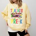 Teacher Of Pre K Superheroes Teacher New School Year Men Women Comfort Colors Sweatshirt Butter Teacher Of Pre K Superheroes Teacher New School Year Men Women Comfort Colors Sweatshirt Butter