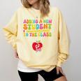 Teacher Pregnancy Announcement Clothing Expecting Teacher X-Small Comfort Colors Sweatshirt Butter Teacher Pregnancy Announcement Clothing Expecting Teacher X-Small Comfort Colors Sweatshirt Butter