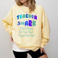 Teacher Shark Don't Stress Do Your Best Forget The Rest Comfort Colors Sweatshirt Butter Teacher Shark Don't Stress Do Your Best Forget The Rest Comfort Colors Sweatshirt Butter