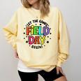 Teacher Student Field Day Let The Games Begin Field Day Comfort Colors Sweatshirt Butter Teacher Student Field Day Let The Games Begin Field Day Comfort Colors Sweatshirt Butter
