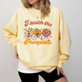 Teacher I Teach The Cutest Pumpkins In The Patch Fall Autumn Comfort Colors Sweatshirt Butter Teacher I Teach The Cutest Pumpkins In The Patch Fall Autumn Comfort Colors Sweatshirt Butter