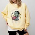 Teachers Love Brains Shirt Men Women Teacher Halloween Comfort Colors Sweatshirt Butter