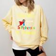 Teachers Are Superheroes First Day School T-Shirt Comfort Colors Sweatshirt Butter