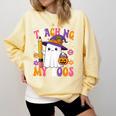 Teaching My Boos Ghost Teacher Cute Pencil Halloween Teacher Comfort Colors Sweatshirt Butter Teaching My Boos Ghost Teacher Cute Pencil Halloween Teacher Comfort Colors Sweatshirt Butter