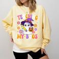 Teaching My Boos Teacher Ghost Teach Halloween Teacher Comfort Colors Sweatshirt Butter Teaching My Boos Teacher Ghost Teach Halloween Teacher Comfort Colors Sweatshirt Butter