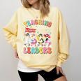 Teaching Future Leaders Groovy Teacher Back To School Comfort Colors Sweatshirt Butter Teaching Future Leaders Groovy Teacher Back To School Comfort Colors Sweatshirt Butter
