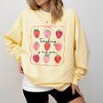 Teaching Is My Jam Teacher Team Crew Cute Strawberry Girls Comfort Colors Sweatshirt Butter Teaching Is My Jam Teacher Team Crew Cute Strawberry Girls Comfort Colors Sweatshirt Butter