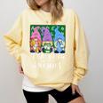 Teaching My Little Gnomies With Gnome For Teacher Women Comfort Colors Sweatshirt Butter Teaching My Little Gnomies With Gnome For Teacher Women Comfort Colors Sweatshirt Butter