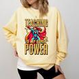 Teaching Is My Super Power Superhero Teacher Comfort Colors Sweatshirt Butter Teaching Is My Super Power Superhero Teacher Comfort Colors Sweatshirt Butter
