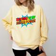 Teaching Is My Superpower Comic Back To School Teacher Comfort Colors Sweatshirt Butter Teaching Is My Superpower Comic Back To School Teacher Comfort Colors Sweatshirt Butter