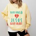 Teaching In My Veins Jesus In My Heart God Christian Teacher Comfort Colors Sweatshirt Butter Teaching In My Veins Jesus In My Heart God Christian Teacher Comfort Colors Sweatshirt Butter