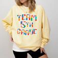 Team 5th Grade Building Blocks Bricks Theme Teacher Team For Men Women Kids Comfort Colors Sweatshirt Butter Team 5th Grade Building Blocks Bricks Theme Teacher Team For Men Women Kids Comfort Colors Sweatshirt Butter