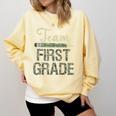 Team First Grade Camo 1st Grade Teacher Camouflage Comfort Colors Sweatshirt Butter Team First Grade Camo 1st Grade Teacher Camouflage Comfort Colors Sweatshirt Butter