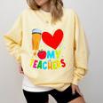 Teens Graduation I Heart My Teachers I Love My Teachers Comfort Colors Sweatshirt Butter Teens Graduation I Heart My Teachers I Love My Teachers Comfort Colors Sweatshirt Butter