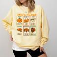 Thankful Syllables Thanksgiving Phonics Reading Teacher Fall Comfort Colors Sweatshirt Butter Thankful Syllables Thanksgiving Phonics Reading Teacher Fall Comfort Colors Sweatshirt Butter