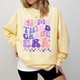 In My Third Grade Era 3rd Grade Teacher Student Boy Girl Comfort Colors Sweatshirt Butter