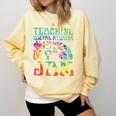 Tie Dye Teaching Social Studies Is My Jam Sunglasses Teacher Comfort Colors Sweatshirt Butter