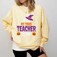 Tired Teacher Costume For Halloween Teachers Comfort Colors Sweatshirt Butter