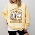 TK Boo Crew Preppy Halloween Floral Ghost TK Teacher Team TK Comfort Colors Sweatshirt Butter TK Boo Crew Preppy Halloween Floral Ghost TK Teacher Team TK Comfort Colors Sweatshirt Butter
