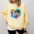 TK Teacher Transitional Kindergarten Heart Back To School Comfort Colors Sweatshirt Butter TK Teacher Transitional Kindergarten Heart Back To School Comfort Colors Sweatshirt Butter