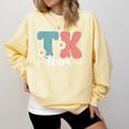 TK Team Back To School Teachers Students Team TK Comfort Colors Sweatshirt Butter