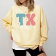 TK Vibes Back To School Teachers Students TK Team Comfort Colors Sweatshirt Butter