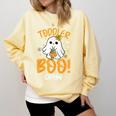Toddler Boo Crew Babysitters Daycare Teacher Halloween Party Comfort Colors Sweatshirt Butter
