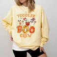 Toddler Boo Crew Halloween Costume For Teacher Kids Comfort Colors Sweatshirt Butter Toddler Boo Crew Halloween Costume For Teacher Kids Comfort Colors Sweatshirt Butter