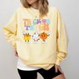 Trick Or Teach Cute Halloween Teacher Comfort Colors Sweatshirt Butter