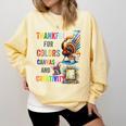 Turkey Thanksgiving Art Teacher Costume Tee For Artists Comfort Colors Sweatshirt Butter Turkey Thanksgiving Art Teacher Costume Tee For Artists Comfort Colors Sweatshirt Butter