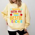 Twinning With My Bestie Teacher Boy Spirit Week Twin Day Comfort Colors Sweatshirt Butter Twinning With My Bestie Teacher Boy Spirit Week Twin Day Comfort Colors Sweatshirt Butter
