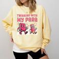 Twinning With My Para Teacher Matching Paraprofessional 70s For Men Women Comfort Colors Sweatshirt Butter Twinning With My Para Teacher Matching Paraprofessional 70s For Men Women Comfort Colors Sweatshirt Butter