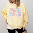 Twinning With My Teacher Bestie Teaching Partner Comfort Colors Sweatshirt Butter