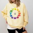 Unique For Artists By ADS Color Wheel Educational Art Teacher Dog Themed Artist Small Comfort Colors Sweatshirt Butter Unique For Artists By ADS Color Wheel Educational Art Teacher Dog Themed Artist Small Comfort Colors Sweatshirt Butter