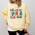 Verry Merry Speech Language Pathologist Teacher Christmas Comfort Colors Sweatshirt Butter Verry Merry Speech Language Pathologist Teacher Christmas Comfort Colors Sweatshirt Butter