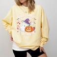 Will Trade Students For Candy Halloween Teacher Comfort Colors Sweatshirt Butter