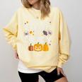 Will Trade Students For Candy Teacher Cute Halloween Comfort Colors Sweatshirt Butter Will Trade Students For Candy Teacher Cute Halloween Comfort Colors Sweatshirt Butter