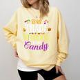 Will Trade Students For Candy Teacher Cute Halloween Costume Comfort Colors Sweatshirt Butter Will Trade Students For Candy Teacher Cute Halloween Costume Comfort Colors Sweatshirt Butter