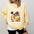 Will Trade Students For Candy Teacher Ghost Halloween Comfort Colors Sweatshirt Butter Will Trade Students For Candy Teacher Ghost Halloween Comfort Colors Sweatshirt Butter