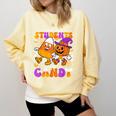 Will Trade Students For Candy Teacher Halloween Comfort Colors Sweatshirt Butter Will Trade Students For Candy Teacher Halloween Comfort Colors Sweatshirt Butter