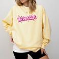 Women Retro Pink Scientist Science Teacher Back To School Comfort Colors Sweatshirt Butter Women Retro Pink Scientist Science Teacher Back To School Comfort Colors Sweatshirt Butter