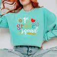 1st First Grade Squad Student Teacher Back To School Comfort Colors Sweatshirt Chalky Mint 1st First Grade Squad Student Teacher Back To School Comfort Colors Sweatshirt Chalky Mint