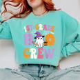 1st Grade Boo Crew Spooky First Grade Halloween Teacher Comfort Colors Sweatshirt Chalky Mint