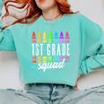 1st Grade Squad Back To School First Grade Teacher Boy Girl Comfort Colors Sweatshirt Chalky Mint 1st Grade Squad Back To School First Grade Teacher Boy Girl Comfort Colors Sweatshirt Chalky Mint
