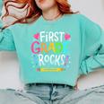 1st Grade Teacher Comfort Colors Sweatshirt Chalky Mint 1st Grade Teacher Comfort Colors Sweatshirt Chalky Mint