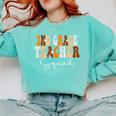 2nd Grade Teacher Squad Cute Women Groovy Fall Autumn Lovers Comfort Colors Sweatshirt Chalky Mint 2nd Grade Teacher Squad Cute Women Groovy Fall Autumn Lovers Comfort Colors Sweatshirt Chalky Mint