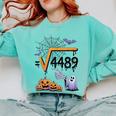 4489 Square Root 67 Math Teacher Halloween Costume Professor Comfort Colors Sweatshirt Chalky Mint 4489 Square Root 67 Math Teacher Halloween Costume Professor Comfort Colors Sweatshirt Chalky Mint